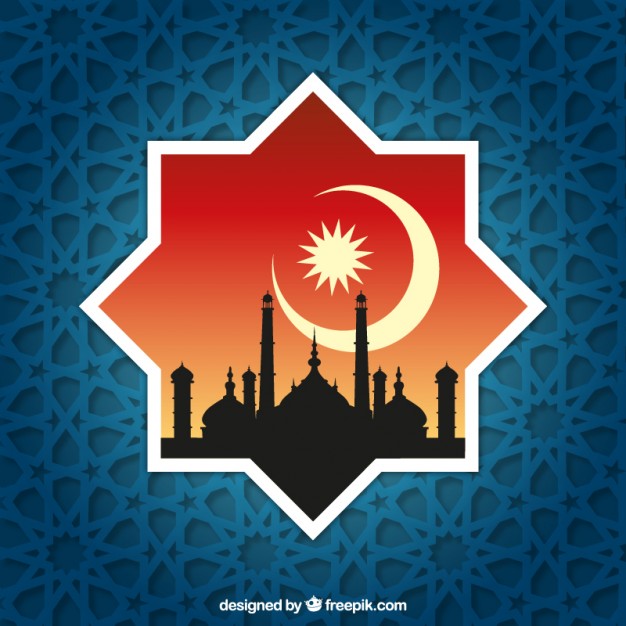 Vektörel Ramazan Cami Tasarımı