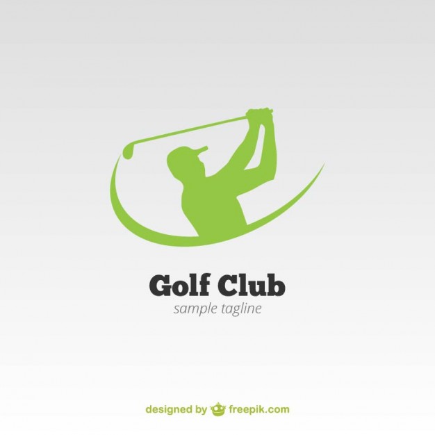 Vektörel Yeşil Golf Kulübü Logosu
